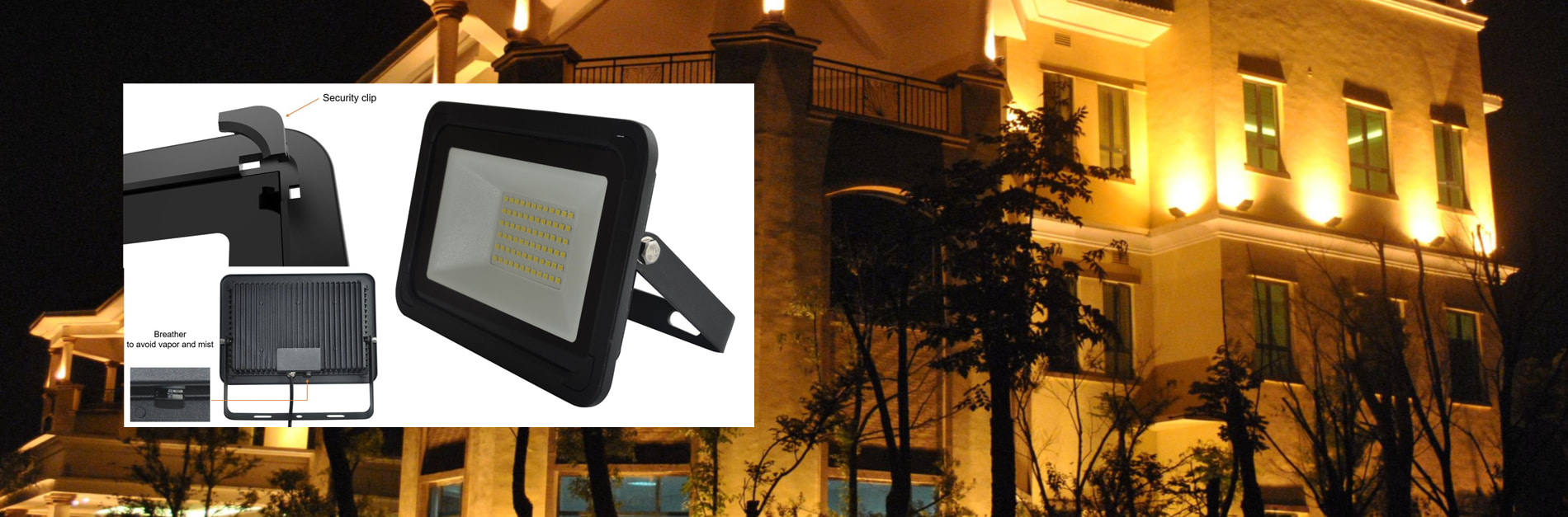 GEN3 LED Flood Light PIR.Motion.Light Sensor