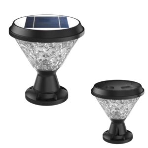 Solar LED Pillar lights round series