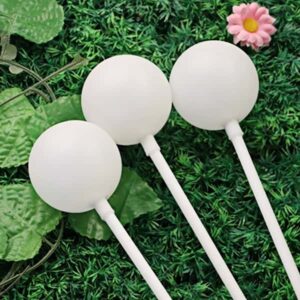 LED Ball ground stake light white